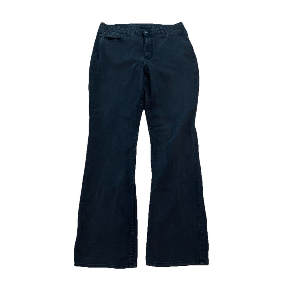 Lee Denim Jeans Women's 14L Black Mid Rise Bootcut Regular Fit Stretch‎